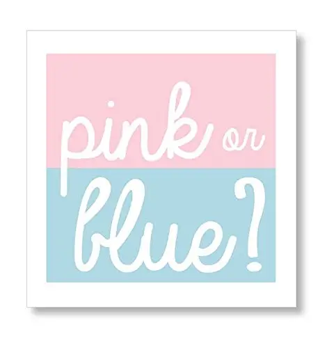 Pink Or Blue Themed Beverage Napkins For Baby Celebrations 1