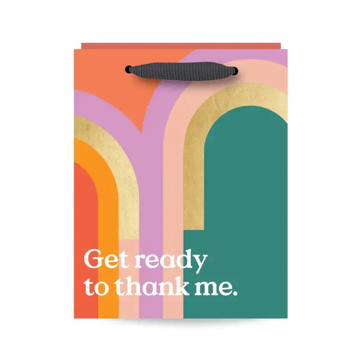 Playful 'Thank Me' Gift Tote Bag 1