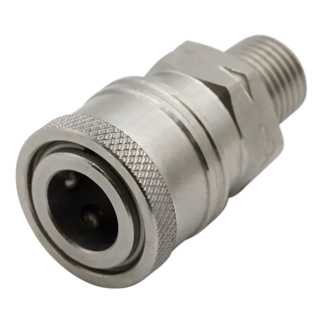 Quick-Connect Socket – 3/8-Inch Male Npt, Stainless Steel Construction 1