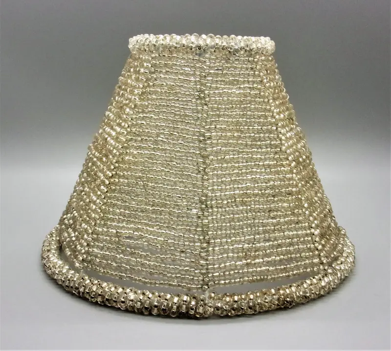 Quorum 7-6009-0 Clear Beaded Lamp Shade – Classic Drum Style 1