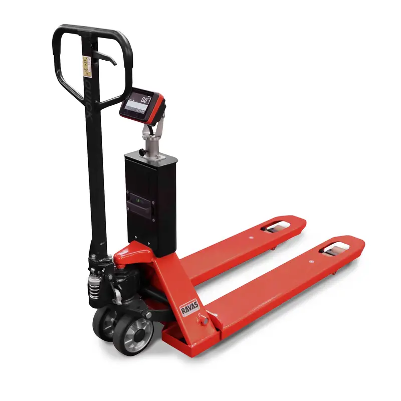 Ravas-520 Heavy-Duty Hand Pallet Jack Featuring Built-In Weighing System 1
