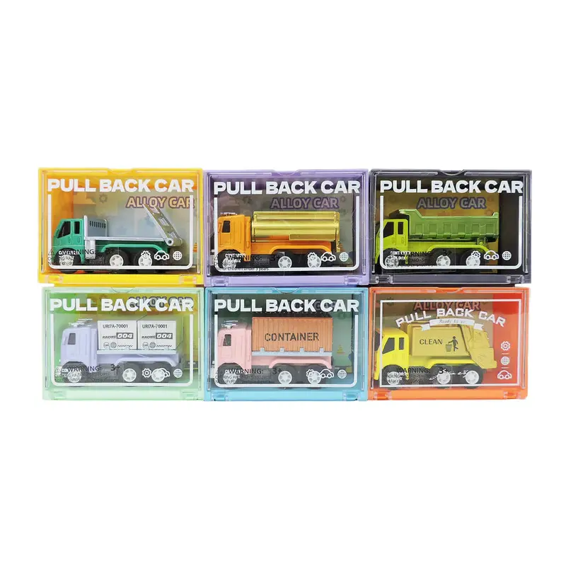 Realistic Metallic Die-Cast Toy Trucks Set 1