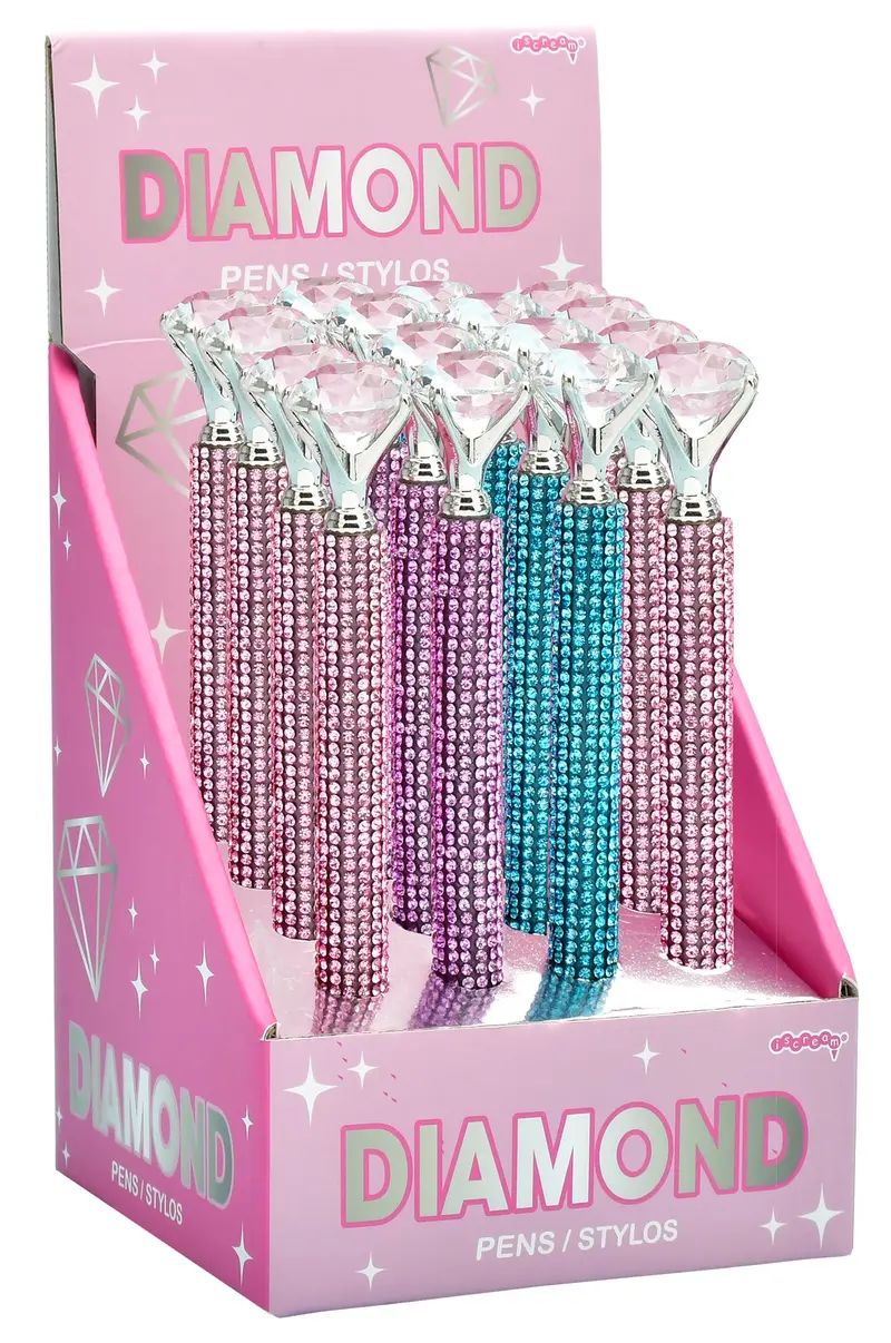 Rhinestone-Embellished Diamond-Style Writing Pen 1