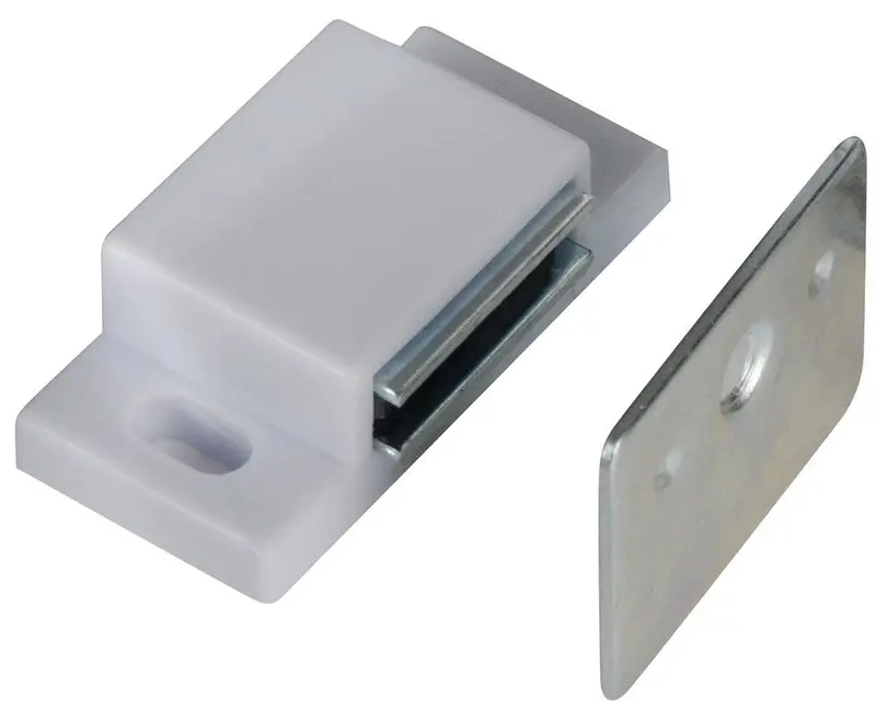 Richelieu Ap52030U Magnetic Cabinet Catch – White Soft-Close Hardware, 10-Pack 1