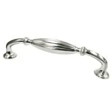 Richelieu Expression Drawer Pull – 5-1/8" Center-To-Center, Satin Nickel 1