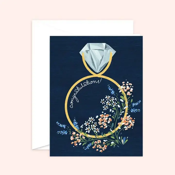 Ring Reveal Congratulations Card 1