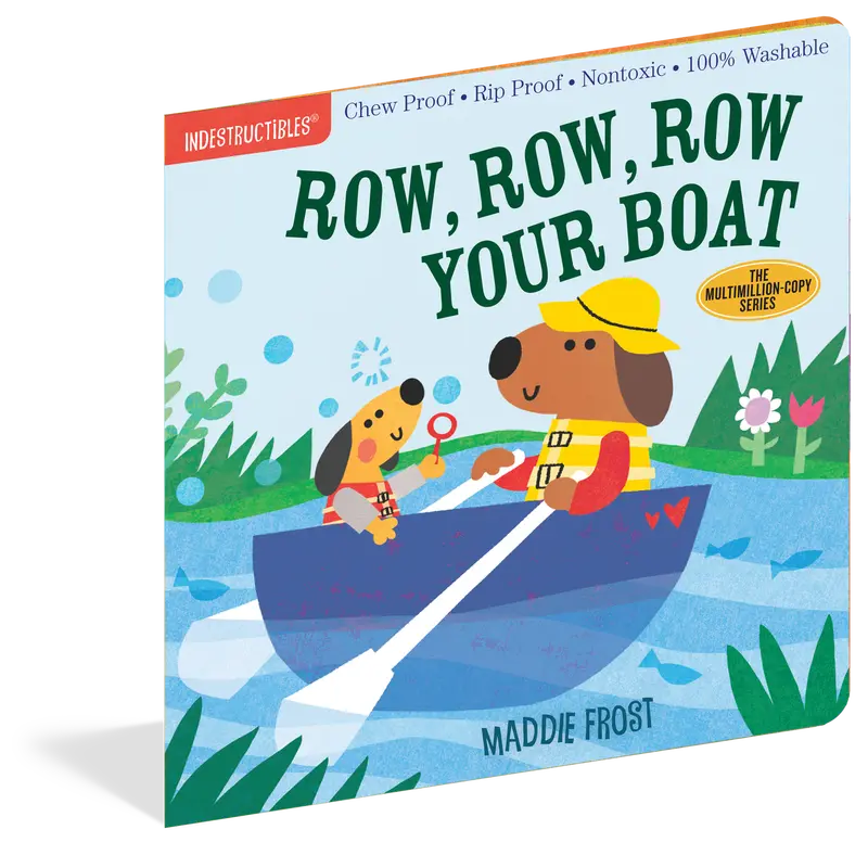 'Row, Row, Row Your Boat' Washable Baby Book 1