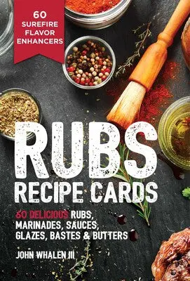 Rubs Recipe Cards – Premium Blank Index Cards For Home Cooks And Chefs 1
