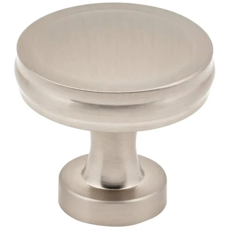 Satin Nickel Jules Cabinet Knob – 1-3/8" Diameter, Style #132Sn 1