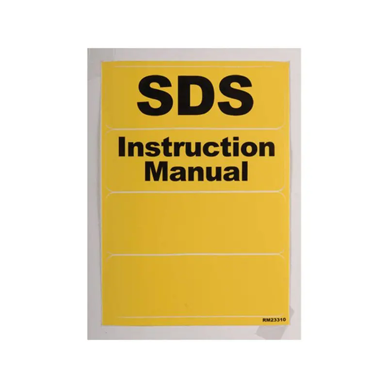 Sds Document Box Label Kit – Pack Of 20 Pre-Printed Identification Labels 1