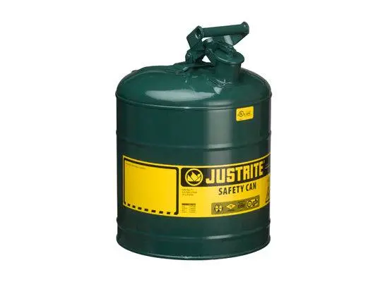 Self-Closing 5-Gallon Type I Steel Safety Can With Stainless Flame Arrestor 1