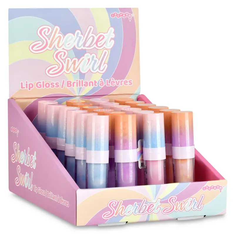 Sherbet Swirl Flavor Lip Gloss Tube 1