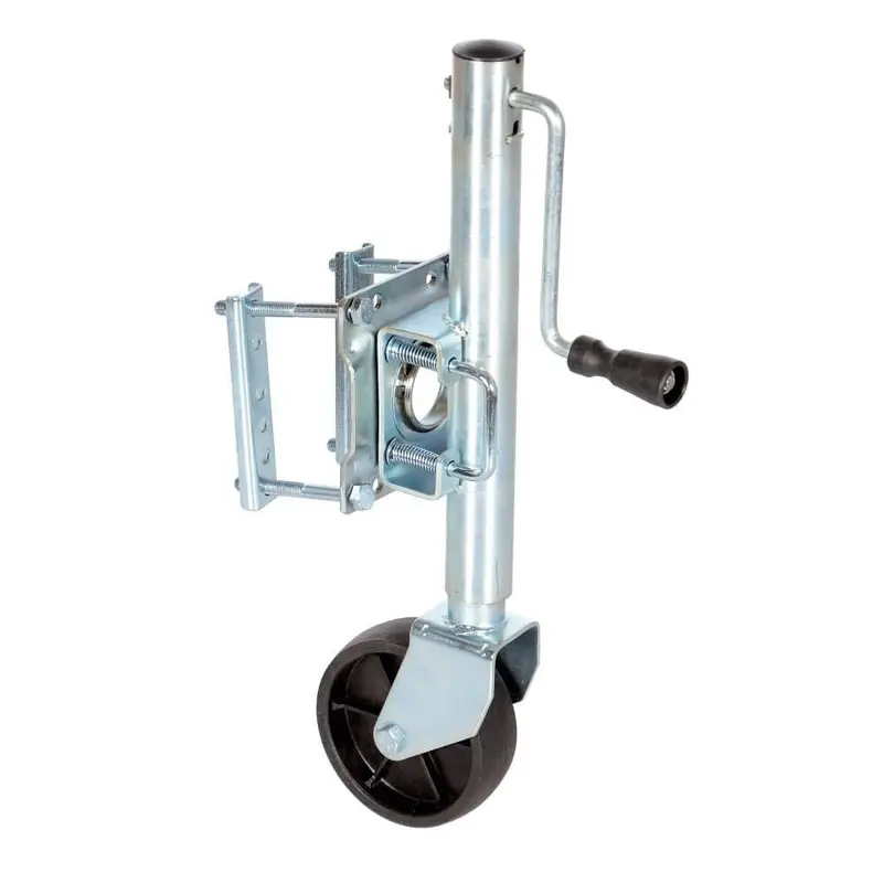 Side-Mount Swivel Trailer Jack With Adjustable Height 1