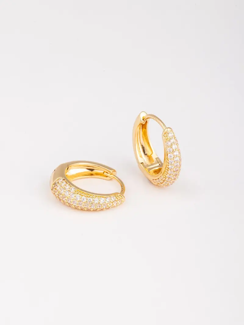 Sienna Minimalist Gold Earrings 1