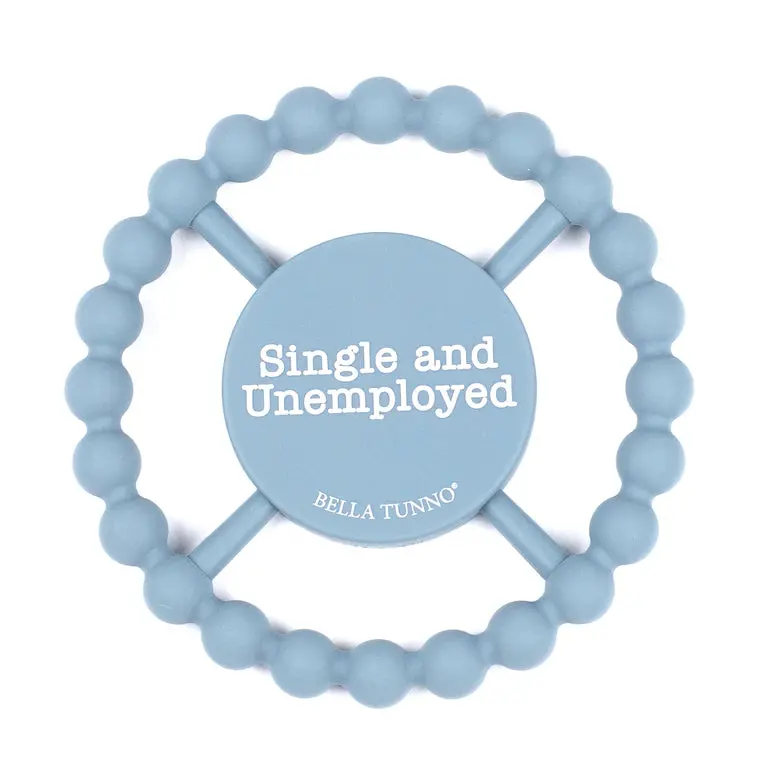 'Single And Unemployed' Cheerful Teether For Light-Hearted Gifting 1