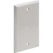 Single-Gang Blank Wall Plate – Standard Mounting (Model #62074) 1