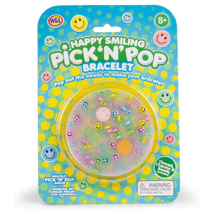 Smiley-Face Pick-And-Pop Bracelet Making Kit 1