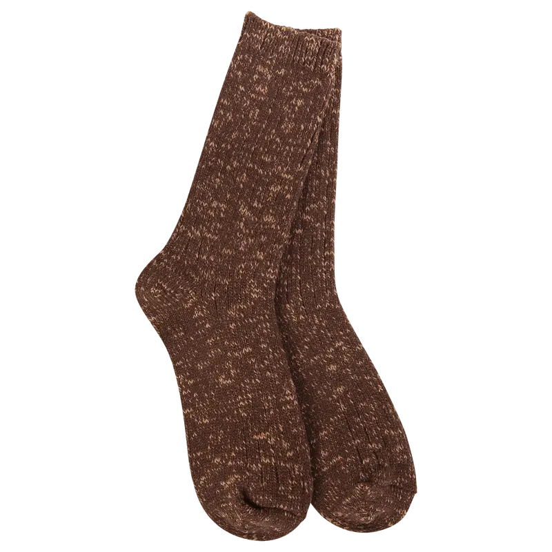Soft Cotton Marled Crew Socks – Heathers & Textures 1