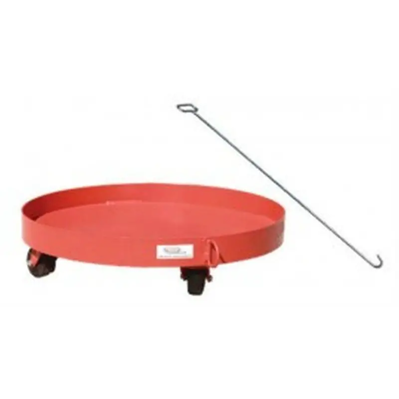 Solid-Deck Drum And Bucket Dolly With Ergonomic Handle 1