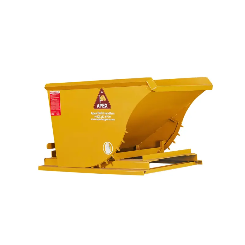 Space-Saving 1-Cubic-Yard Hopper – 6,000 Lb Capacity 1