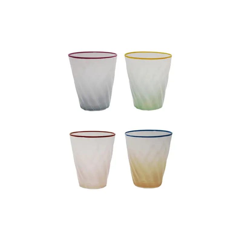 Spiral-Formed Drinking Glass 1