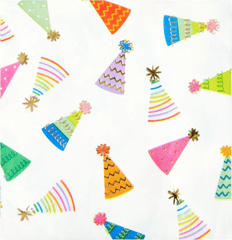 Sprinkle-Themed Birthday Drink Napkins 1