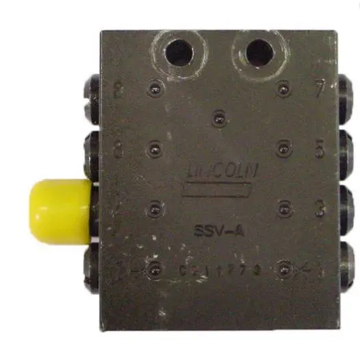 Ssv 8-Outlet Divider Valve With Indicator Pin 1