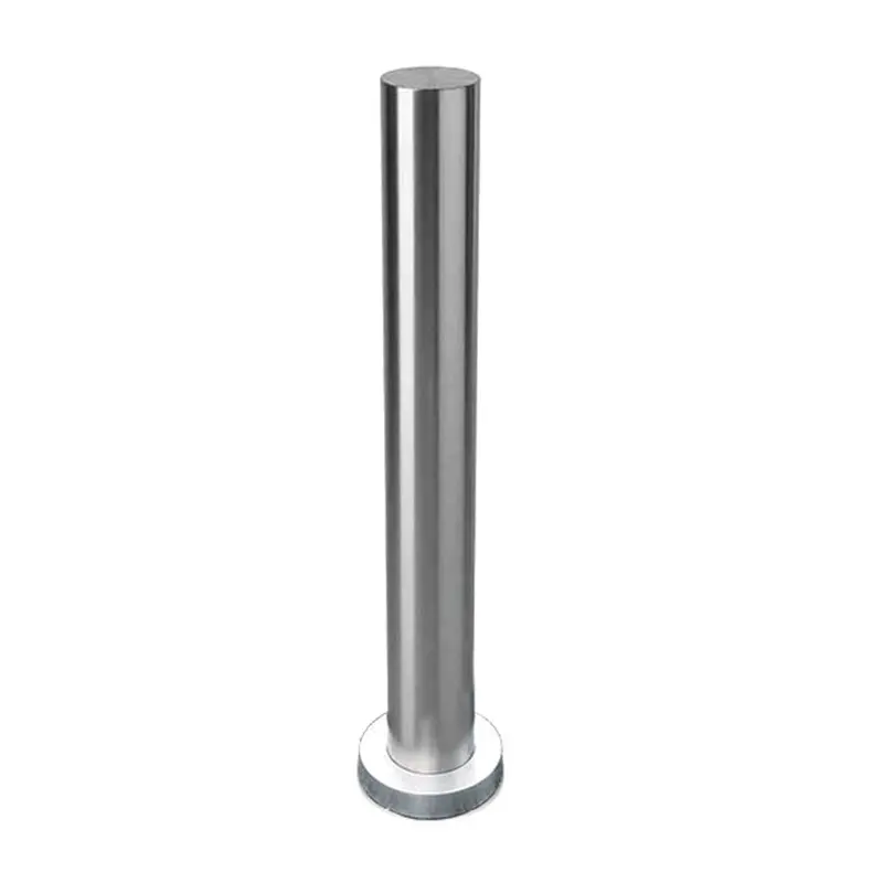 Stainless Steel Embedded Bollard – Grade 316, 4.5" Dia × 35.5" H, Includes Baseplate 1
