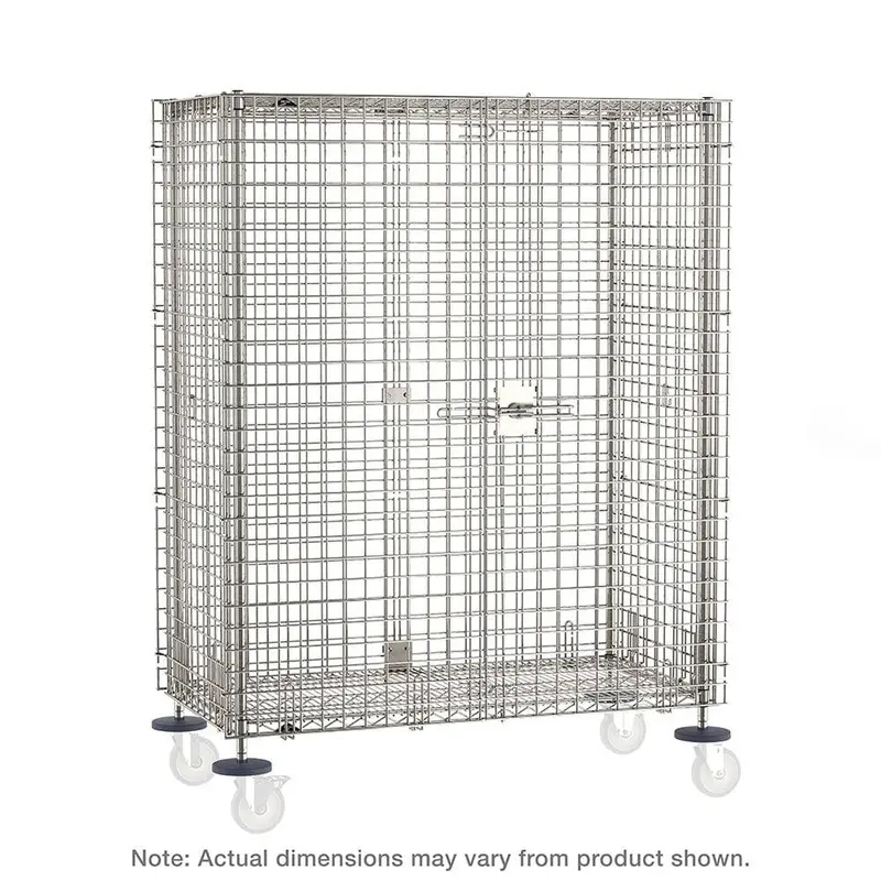 Standard-Duty Stem Caster Security Shelving For Light Industrial Use 1