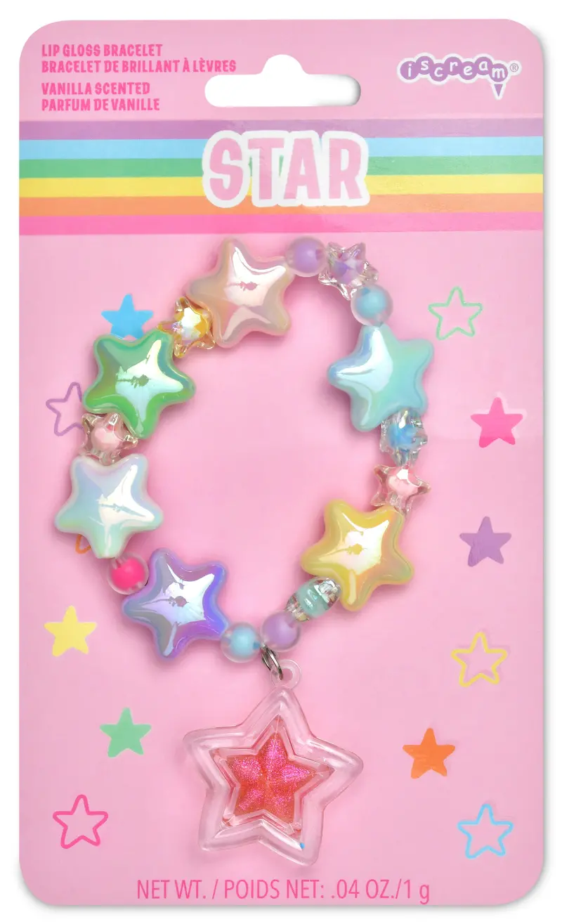Star-Shaped Lip Gloss Bracelet For Kids 1