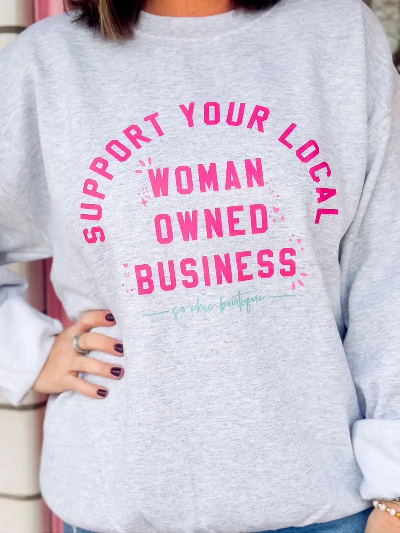 Support Your Local So Chic Adult Sweatshirt 1