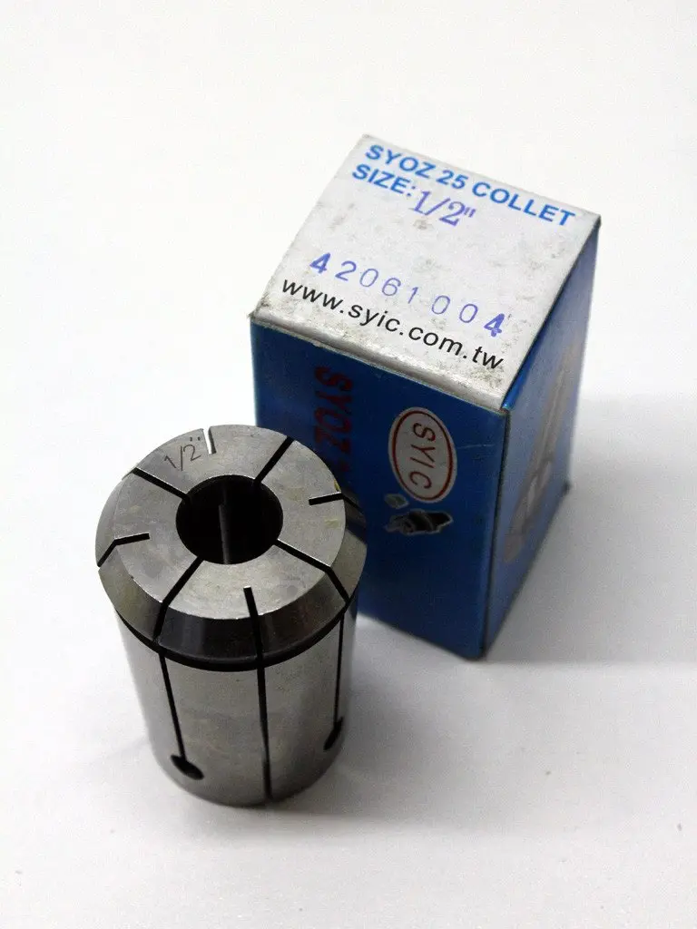 Syoz-25 1/2 Inch Collet For Cnc Router Applications 1