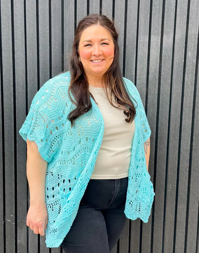 The Daisy Lightweight Open-Front Cardigan 1