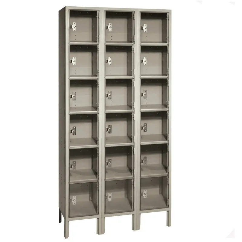 Three-Column Six-Tier Clearsight Transparent-Front Locker 1