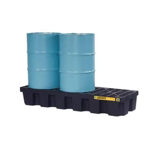 Three-Drum Ecopolyblend Spill Containment Pallet — Made From Recycled Polyethylene 1