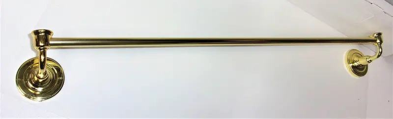 Tuscany Parkway 24" Towel Bar – Bright Brass Finish – Model #65-1130 1