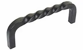 Twisted Wrought Iron Drawer Pull – 3-3/4" Iron Craft Design By Liberty #65214W-Wi-C 1