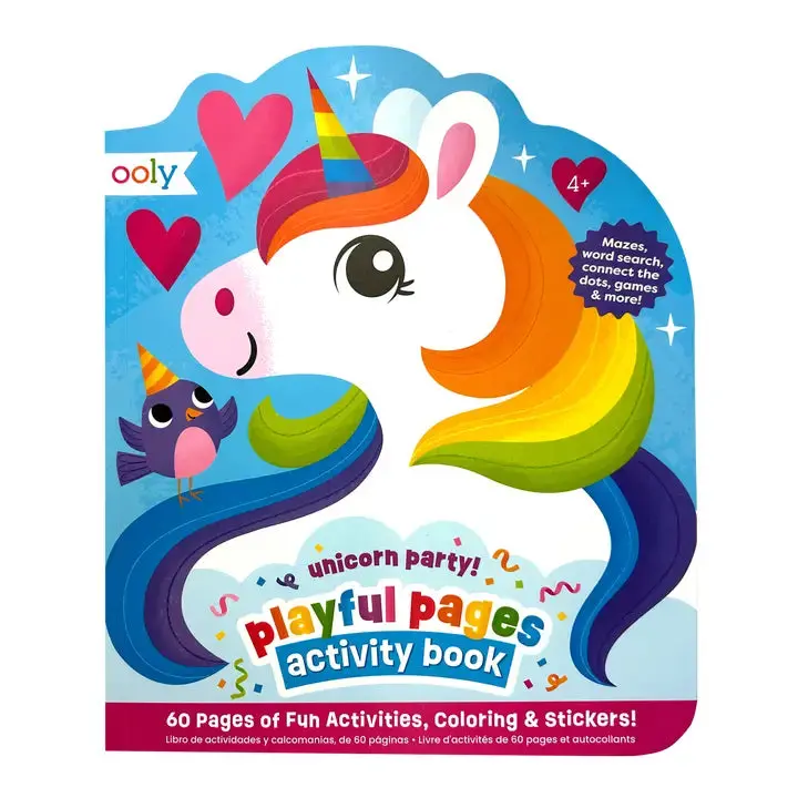 Unicorn Party Coloring Book – Playful Pages Series 1