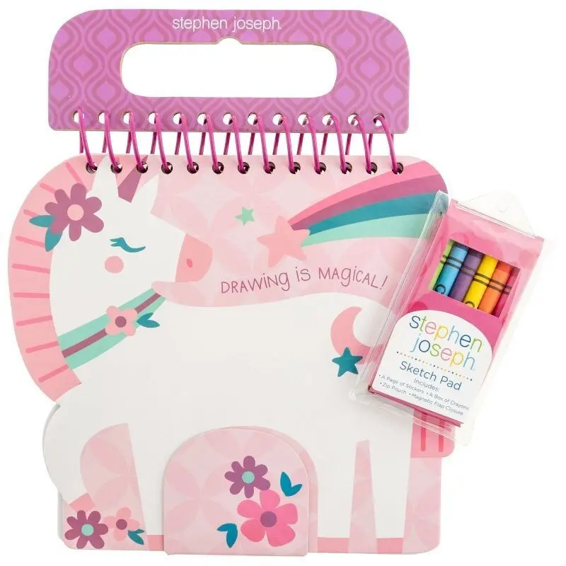 Unicorn-Themed Spiral Sketchbook For Kids 1