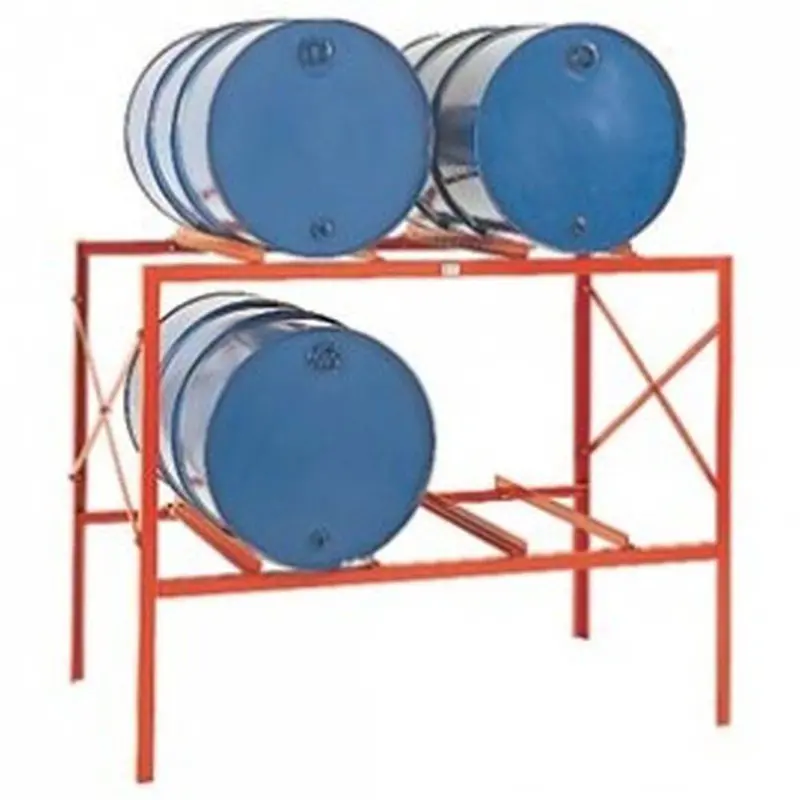 Vertical Drum Racking System – Space-Efficient Design 1