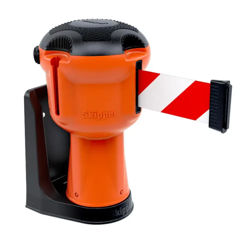 Wall-Mounted Retractable Barrier System – Skipper 1