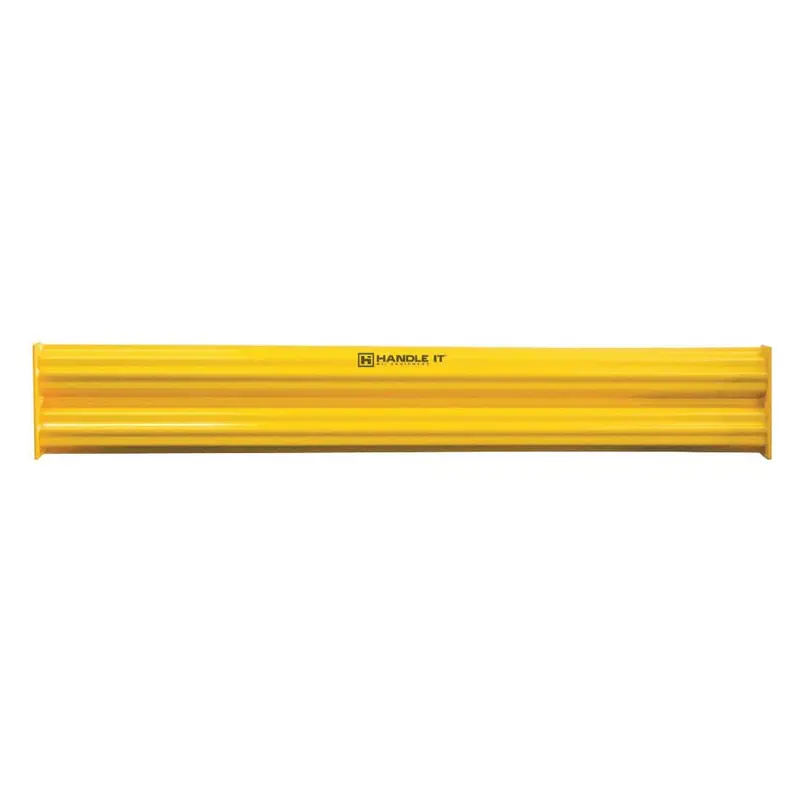 Warehouse Guard Rail Beam – Reinforced Steel Horizontal Barrier Component 1