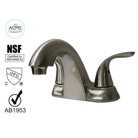 Wasserman Hybrid Double-Handle Lavatory Faucet – Includes Pop-Up Drain (Model 10249163) 1