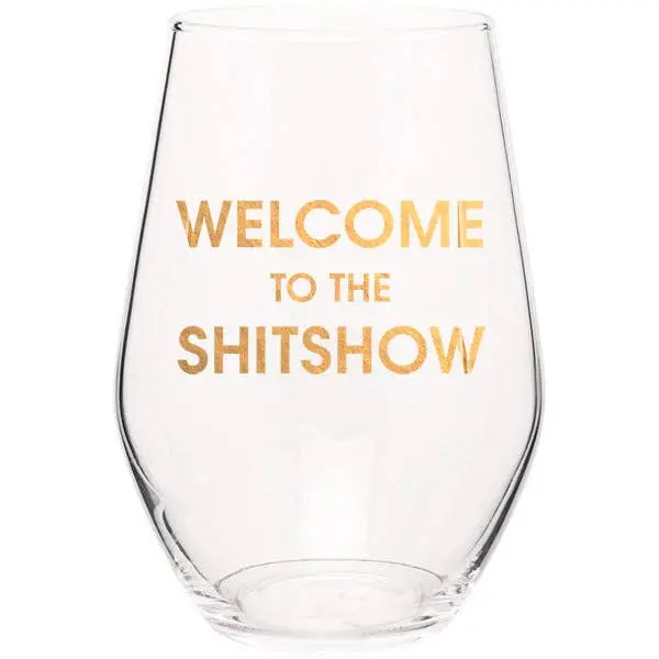 'Welcome To The Shitshow' Satirical Wine Tumbler 1