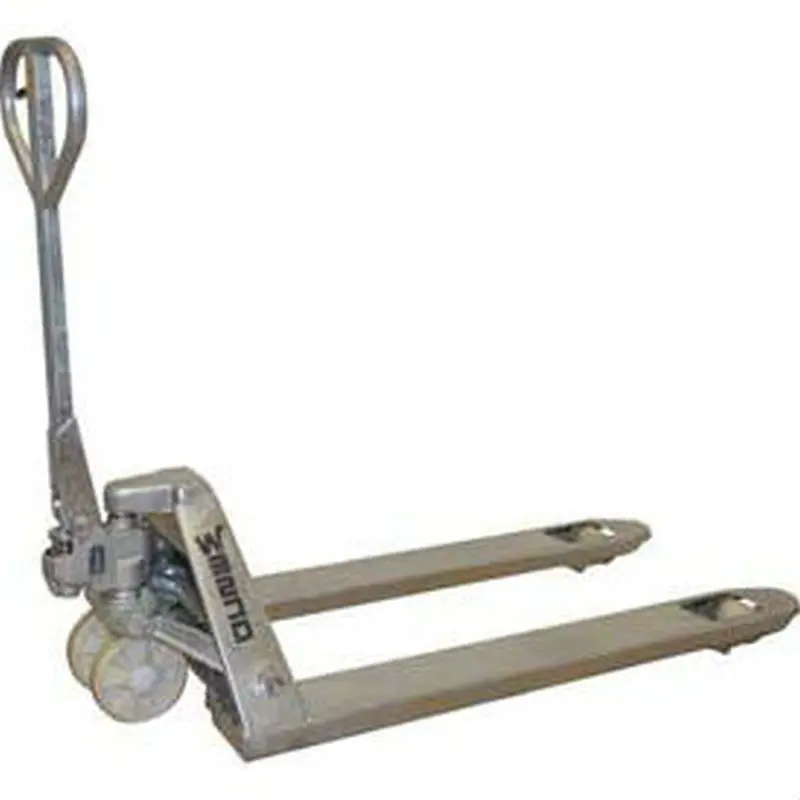Wesco Heavy-Duty Galvanized Pallet Jack – 4400 Lb Load Capacity 1