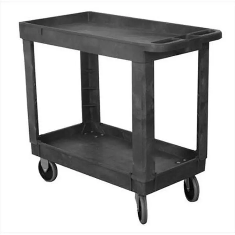 Wesco Standard Plastic Utility Cart – 500 Lb Capacity, 17"W × 34"L 1