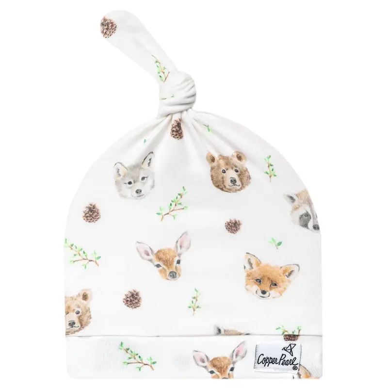 Wilder Knit Top-Knot Baby Hat 1