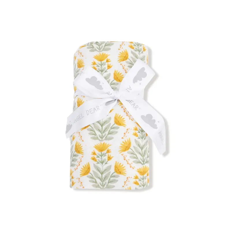 Winter Dandelion Muslin Swaddle Blanket 1