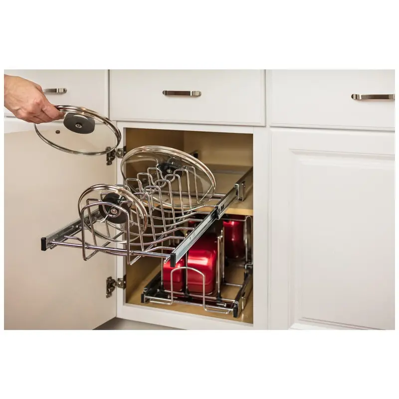 Wire Cookware Lid Pull-Out Basket – 21.5-Inch Mounting Depth 1