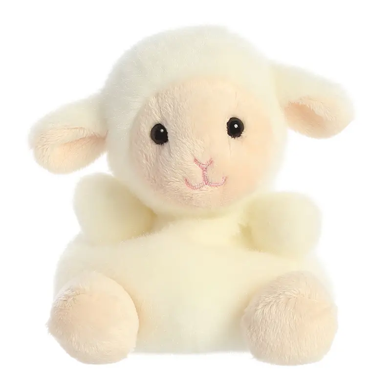 Woolly Lamb-Shaped Palm Pal Plush 1